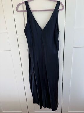 Vince V-Neck Navy Slip Dress